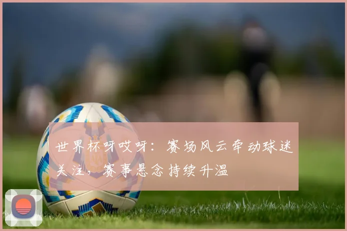 世界杯呀哎呀:赛场风云牵动球迷关注,赛事悬念持续升温