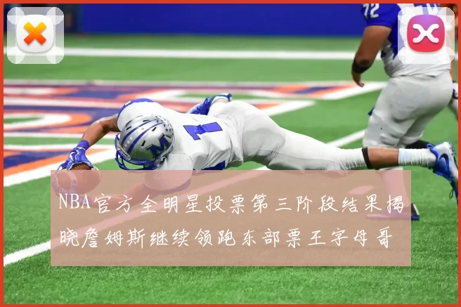 NBA官方全明星投票第三阶段结果揭晓詹姆斯继续领跑东部票王字母哥