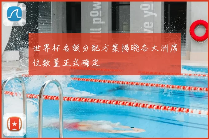 世界杯名额分配方案揭晓各大洲席位数量正式确定